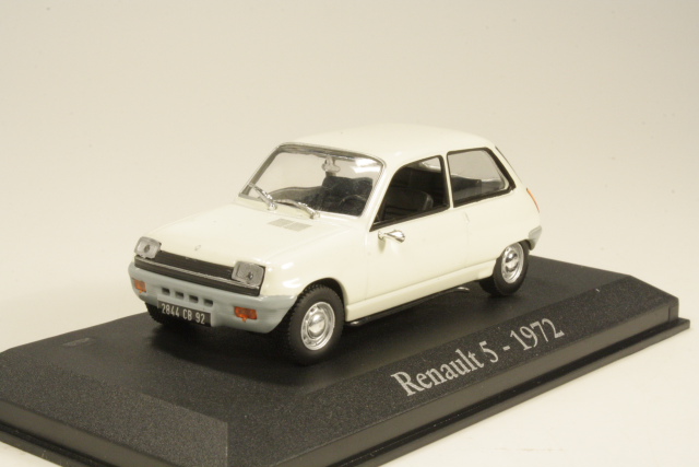 Renault 5 1972, valkoinen