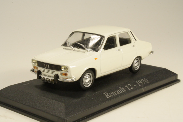 Renault 12 1970, valkoinen - Sulje napsauttamalla kuva
