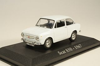Seat 850 1967, valkoinen - Sulje napsauttamalla kuva
