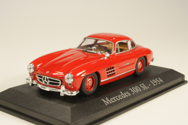 Mercedes 300SL (w198) 1954, punainen - Sulje napsauttamalla kuva