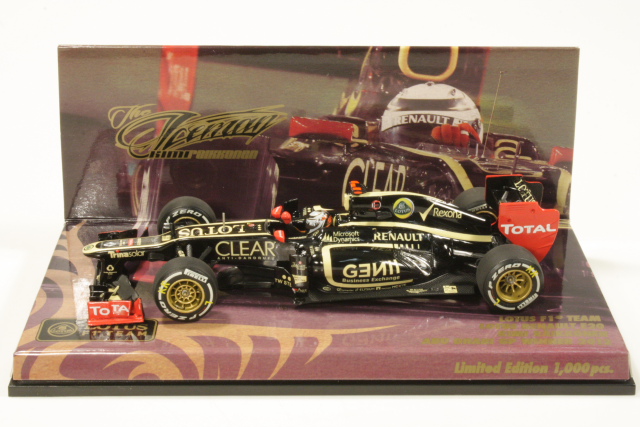 Lotus F1 Team Renault E20, 1st. Abu Dhabi 2012, K.Räikkönen