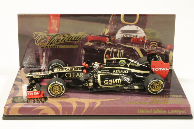 Lotus F1 Team Renault E20, 1st. Abu Dhabi 2012, K.Räikkönen - Sulje napsauttamalla kuva