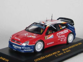 Citroen Xsara WRC, 1st. Argentina 2004, C.Sainz, no.4