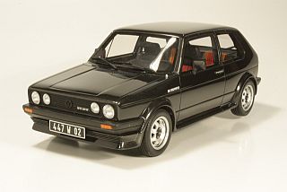 VW Golf 1 GTi 16S Oettinger, tummanharmaa - Sulje napsauttamalla kuva