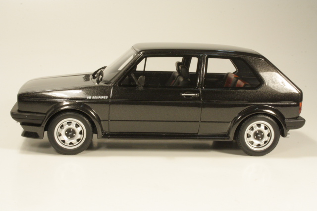 VW Golf 1 GTi 16S Oettinger, tummanharmaa