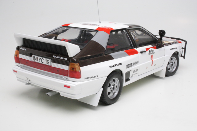 Audi Quattro A1, 3rd Safari 1983, M.Mouton, no.1 - Sulje napsauttamalla kuva