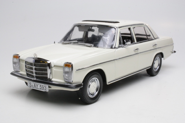 Mercedes 220 (W115) 1968 "Strich 8", white