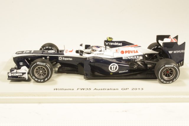 Williams FW35, Australia 2013, V.Bottas, no.17
