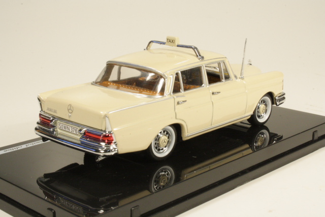 Mercedes 220SE (w111) Berlin Taxi, beige - Sulje napsauttamalla kuva