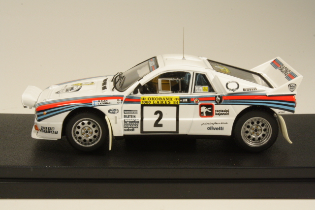 Lancia Rally 037, 1000 Lakes 1984, M.Alen, no.2