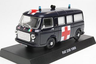 Fiat 238 Autoambulanza 1969, tummansininen "Carabinieri"