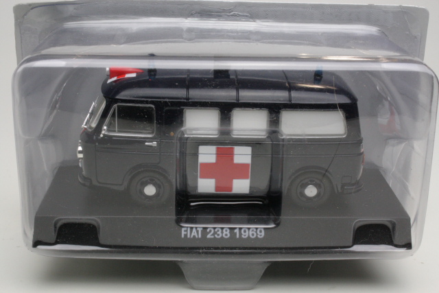 Fiat 238 Autoambulanza 1969, tummansininen "Carabinieri"