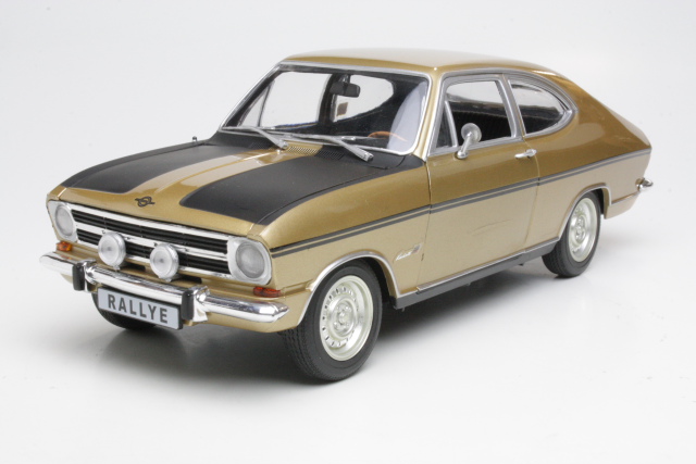 Opel Kadett B Coupe Rallye 1967, kulta/musta