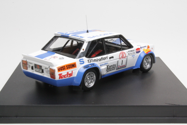 Fiat 131 Abarth, 1st. Finland 1980, M.Alen, no.1