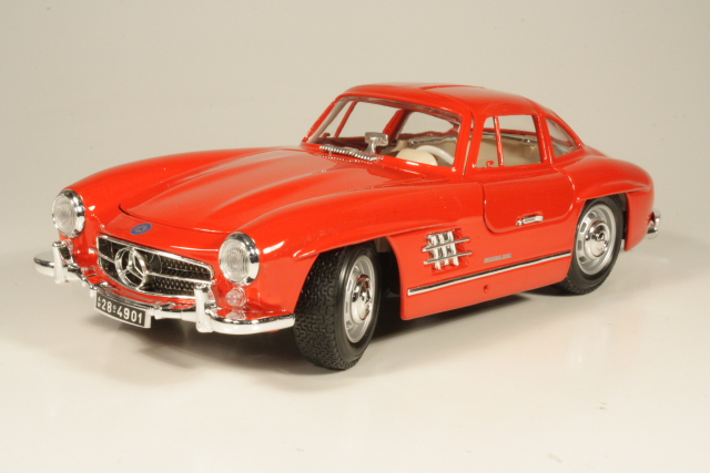 Mercedes 300SL (w198) Coupe 1954, punainen - Sulje napsauttamalla kuva