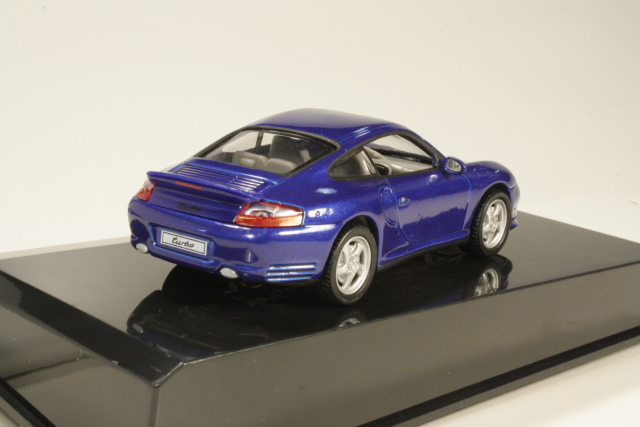 Porsche 911 Turbo Coupe 2000, sininen - Sulje napsauttamalla kuva