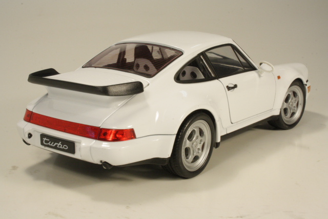 Porsche 911 (964) Turbo 1993, valkoinen - Sulje napsauttamalla kuva