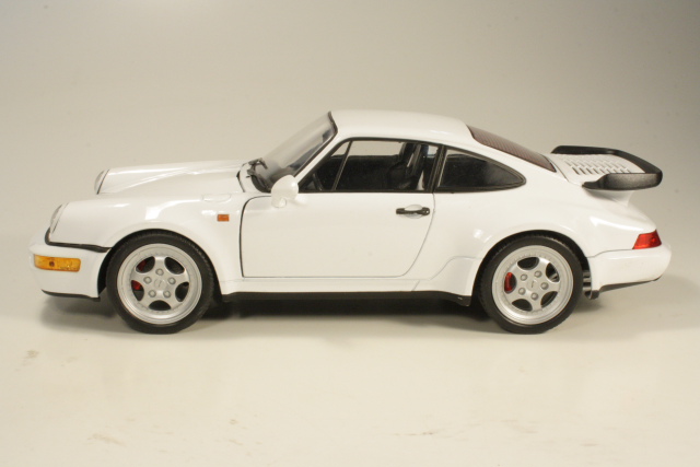 Porsche 911 (964) Turbo 1993, valkoinen - Sulje napsauttamalla kuva