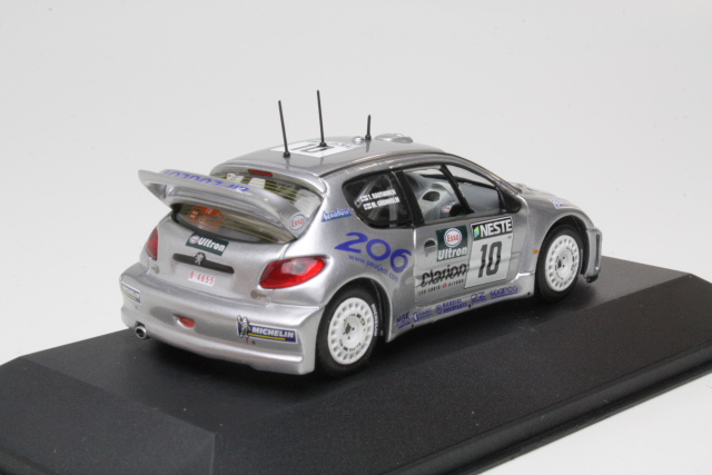 Peugeot 206 WRC, 1st. Finland 2000, M.Grönholm, no.10