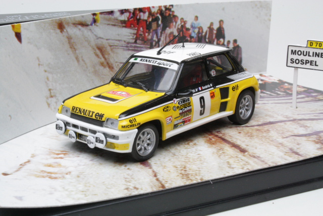 Renault 5 Turbo, 1st. Monte Carlo 1981, J.Ragnotti, no.9
