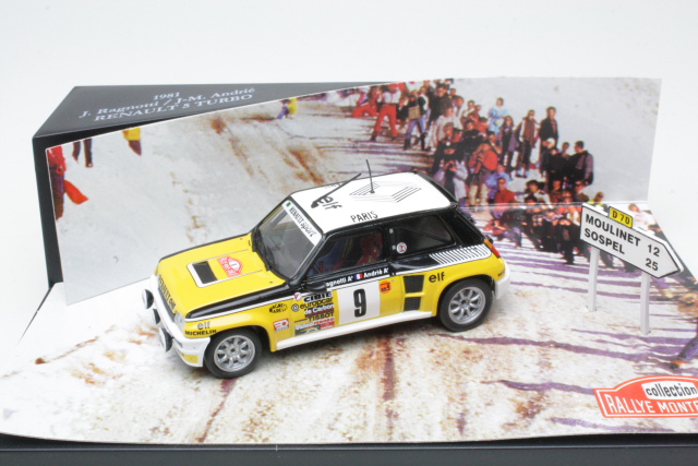 Renault 5 Turbo, 1st. Monte Carlo 1981, J.Ragnotti, no.9