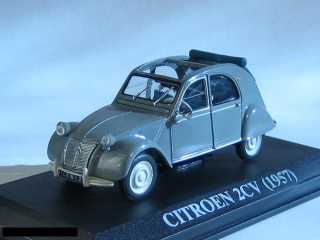 Citroen 2CV 1957 "open", harmaa