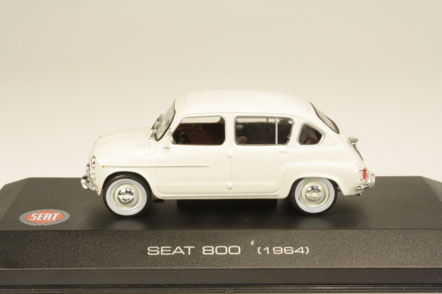 Seat 800 1963, valkoinen - Sulje napsauttamalla kuva