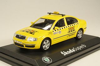 Skoda Superb AAA Taxi Airport, keltainen