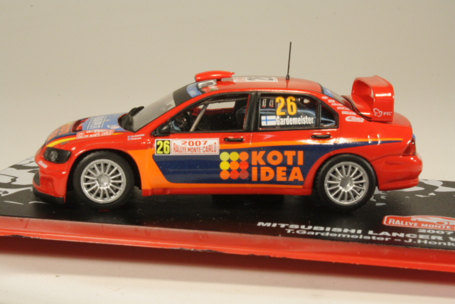 Mitsubishi Lancer WRC, Monte Carlo 2007, T.Gardemeister, no.26 - Sulje napsauttamalla kuva