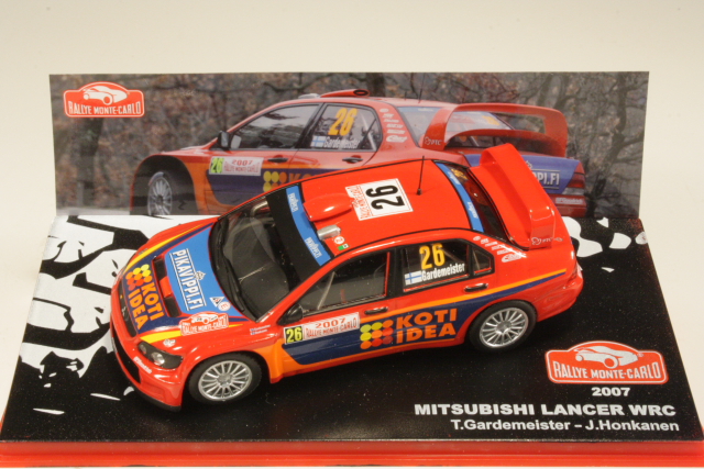 Mitsubishi Lancer WRC, Monte Carlo 2007, T.Gardemeister, no.26 - Sulje napsauttamalla kuva