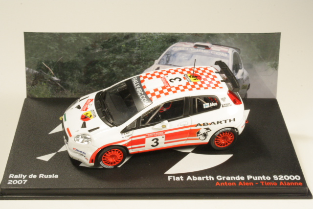 Fiat Punto S2000 Abarth, Rally Russia 2007, A.Alen, no.3
