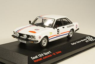 Seat 124 Sport, Vasco-Navarro 1971, M.Juncosa, no.9 - Sulje napsauttamalla kuva