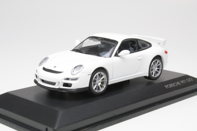 Porsche 911 (997) GT-3, valkoinen - Sulje napsauttamalla kuva