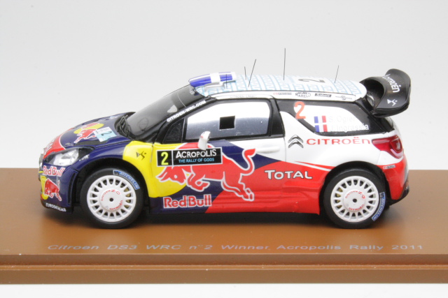 Citroen DS3 WRC, 1st. Acropolis 2011, S.Ogier, no.2 - Sulje napsauttamalla kuva