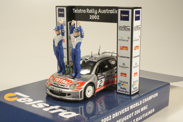 Peugeot 206 WRC, Australia 2002, M.Grönholm, no.2 - Sulje napsauttamalla kuva