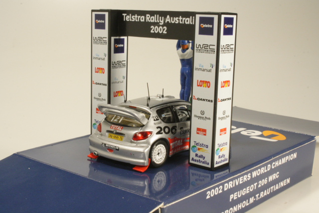 Peugeot 206 WRC, Australia 2002, M.Grönholm, no.2 - Sulje napsauttamalla kuva