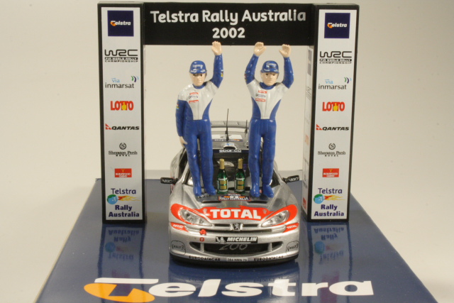 Peugeot 206 WRC, Australia 2002, M.Grönholm, no.2 - Sulje napsauttamalla kuva