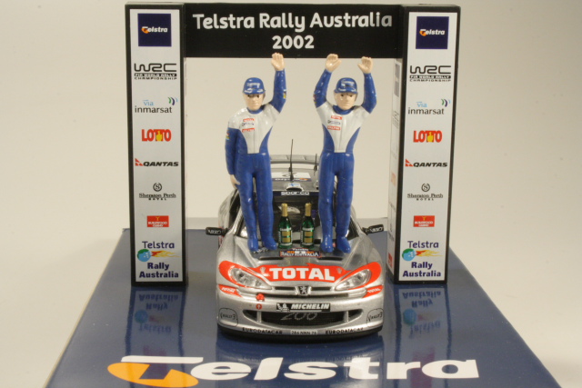 Peugeot 206 WRC, Australia 2002, M.Grönholm, no.2