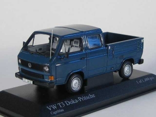 VW T3 Transporter 1983 Avolava, sininen