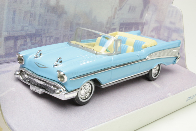 Chevrolet Convertible 1957, sininen - Sulje napsauttamalla kuva