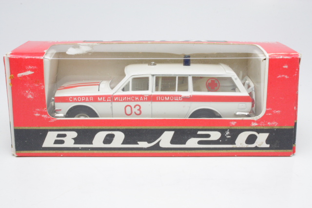 Volga GAZ 24-02 Ambulance, white/red