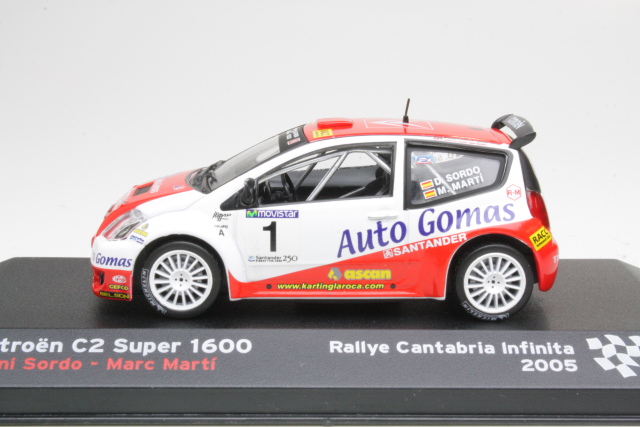 Citroen C2 Super 1600, Cantabria Infinita 2005, D.Sordo, no.1