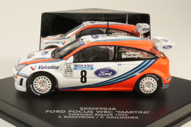 Ford Focus WRC, Sweden 1999, T.Radstrom, no.8 - Sulje napsauttamalla kuva