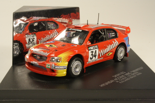Hyundai Accent WRC, Finland 2000, M.Guest, no.34