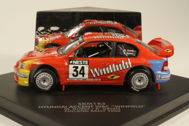 Hyundai Accent WRC, Finland 2000, M.Guest, no.34