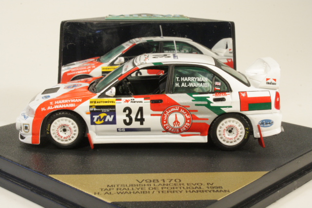 Mitsubishi Lancer Evo IV, Portugal 1998, H.Al-Wahabi, no.34