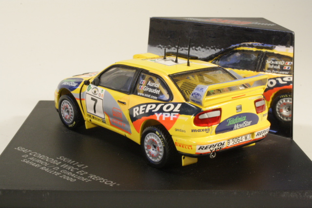 Seat Cordoba WRC, Safari 2000, D.Auriol, no.7