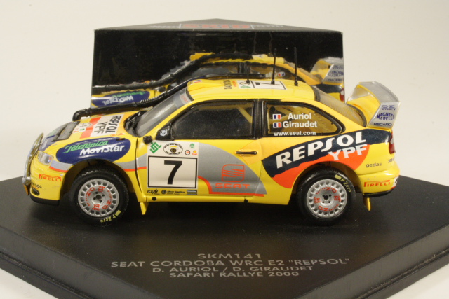 Seat Cordoba WRC, Safari 2000, D.Auriol, no.7 - Sulje napsauttamalla kuva