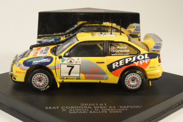 Seat Cordoba WRC, Safari 2000, D.Auriol, no.7
