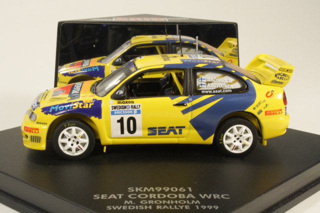 Seat Cordoba WRC, Sweden 1999, M.Grönholm, no.10 - Sulje napsauttamalla kuva